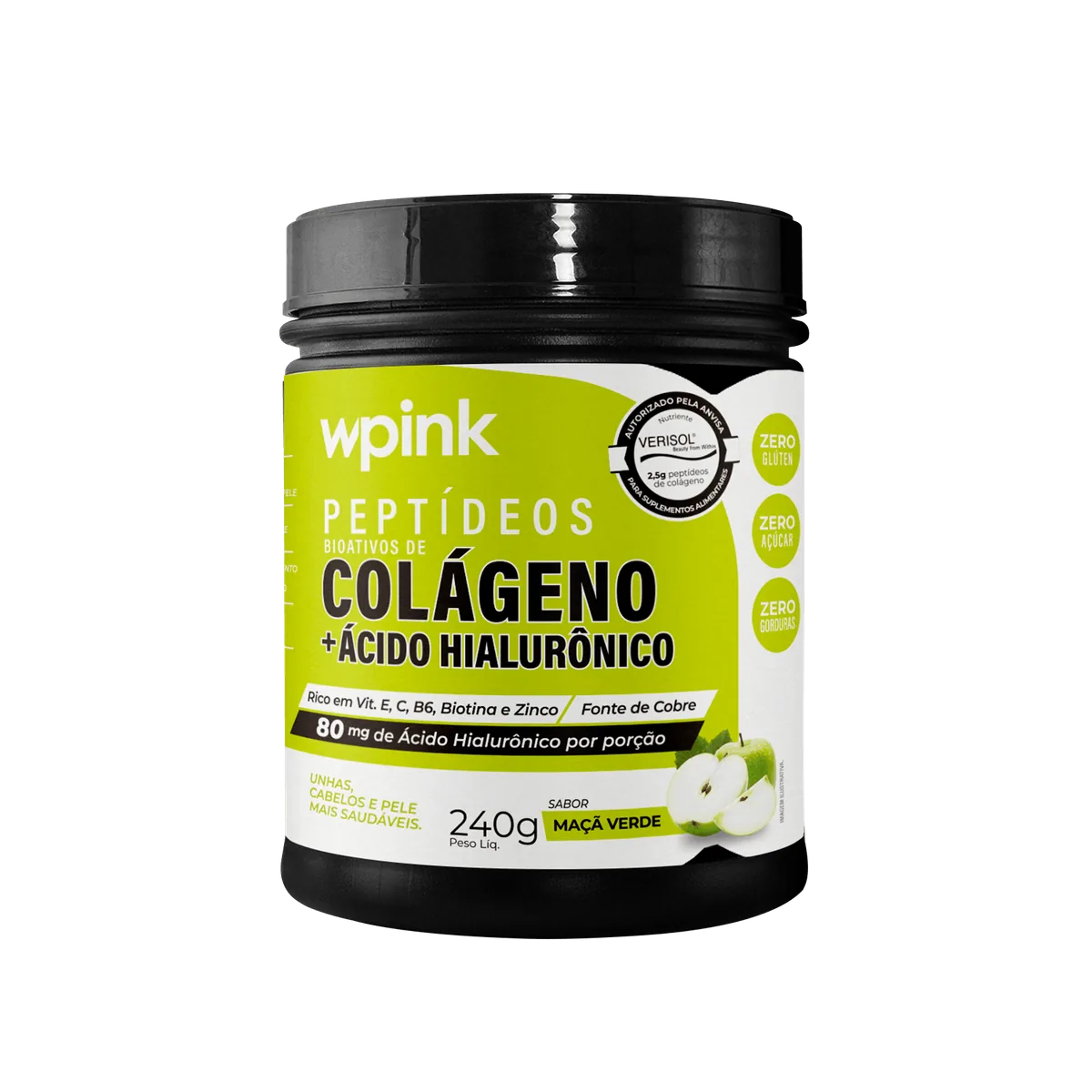 colágeno de maçã verde - 240g - the supply – wp